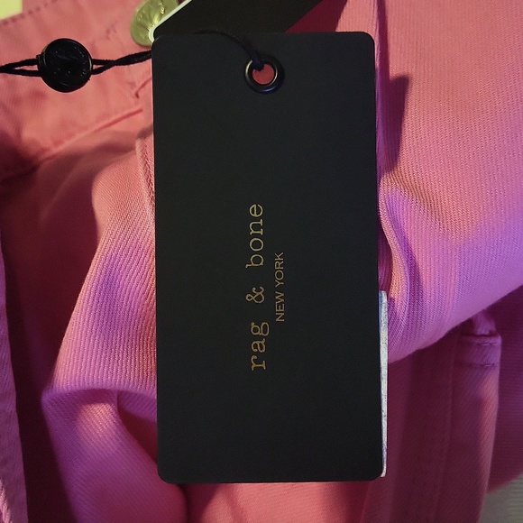Rag & Bone Sid Carpenter Jean's in Bright Pink 28, NWT - Picture 12 of 13